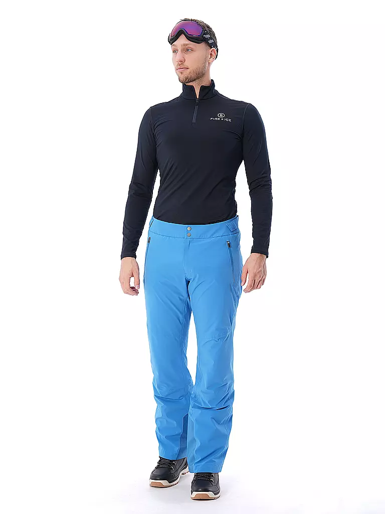 BOGNER FIRE+ICE | Herren Ski Unterzieh Zipshirt Pascal | Azul oscuro