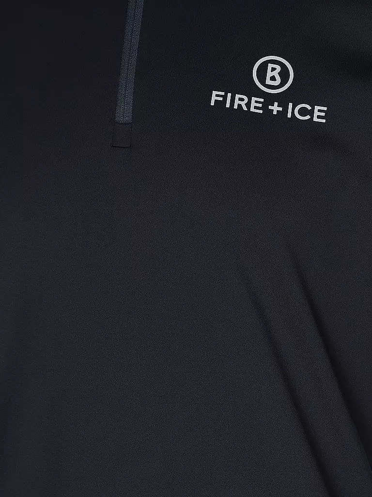 BOGNER FIRE+ICE | Herren Ski Unterzieh Zipshirt Pascal | Azul oscuro