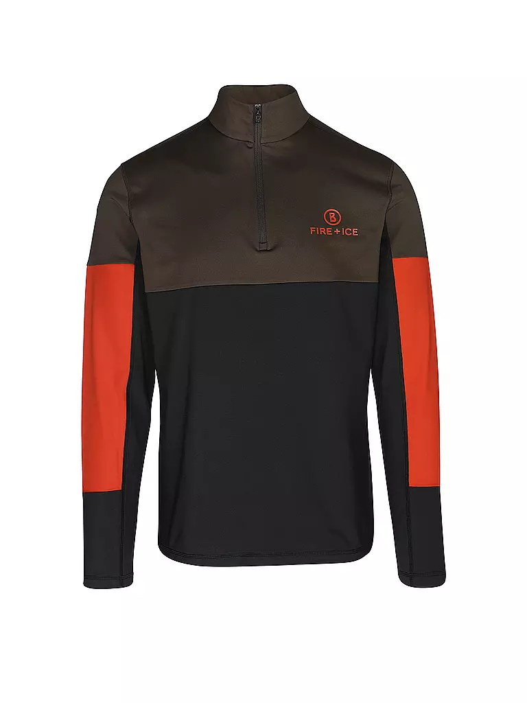BOGNER FIRE+ICE | Herren Unterzieh Zipshirt Bogey | Gris