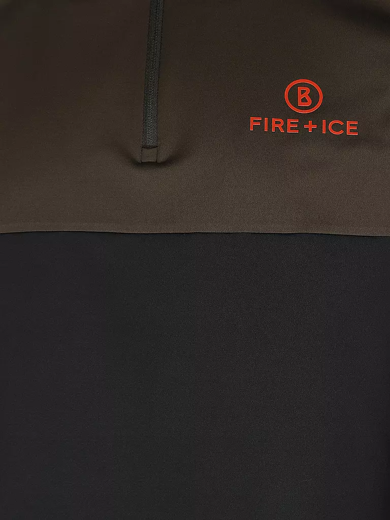 BOGNER FIRE+ICE | Herren Unterzieh Zipshirt Bogey | Gris