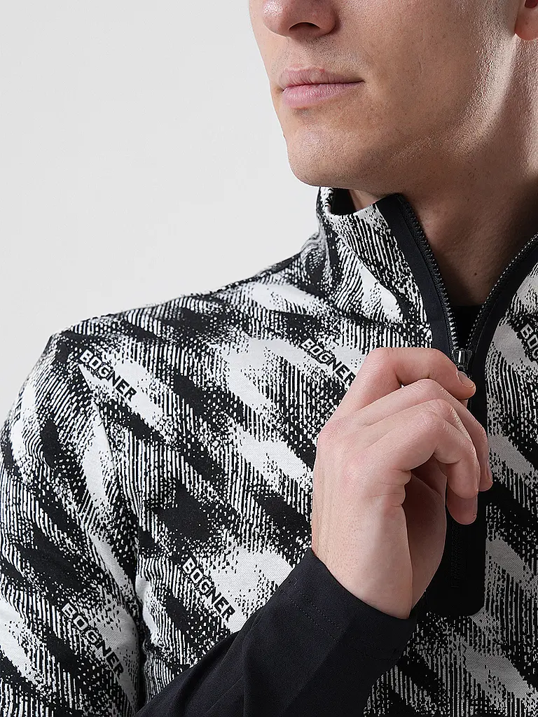 BOGNER | Camiseta interior con cremallera Joey para hombre | Blanco