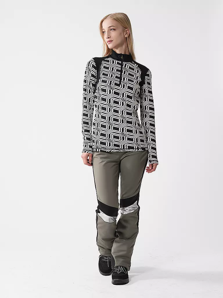 BOGNER | Camiseta interior con cremallera Jordana para mujer | Negro