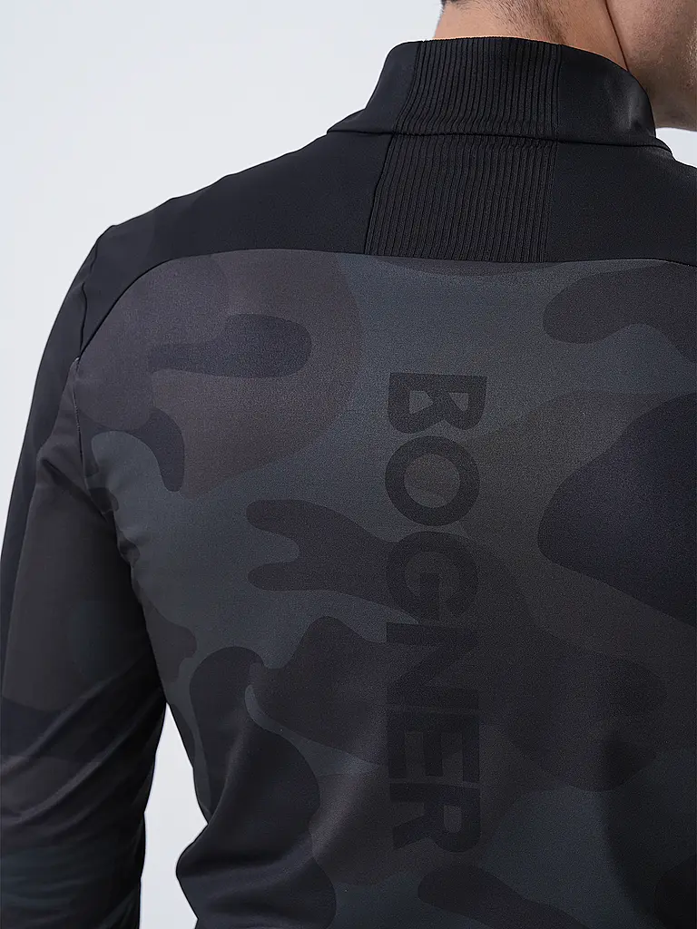 BOGNER | Camiseta interior con cremallera para hombre Florian | Negro