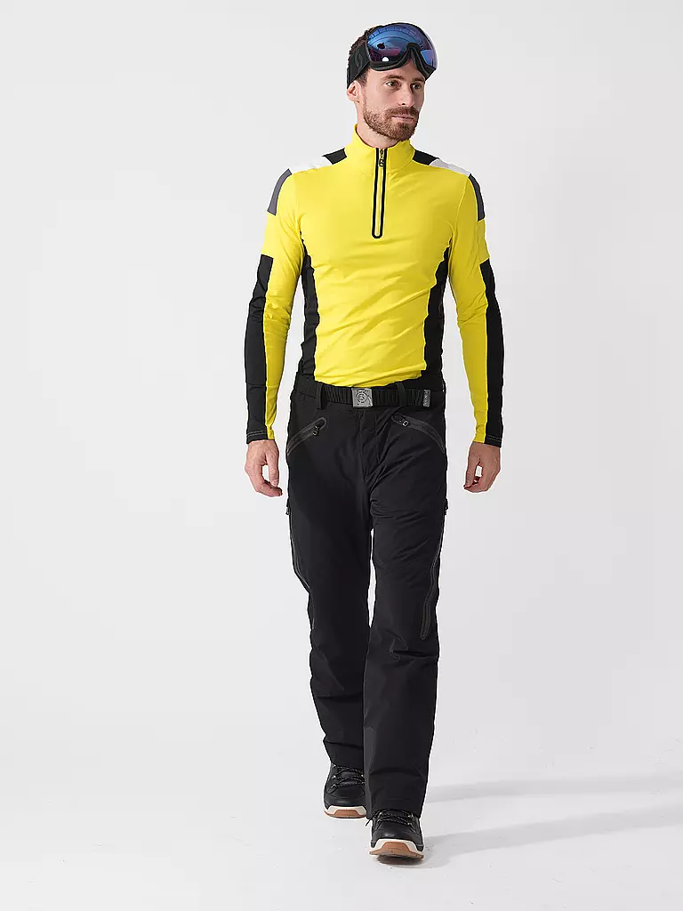 BOGNER | Camiseta interior con cremallera para hombre Mica2 | Amarillo