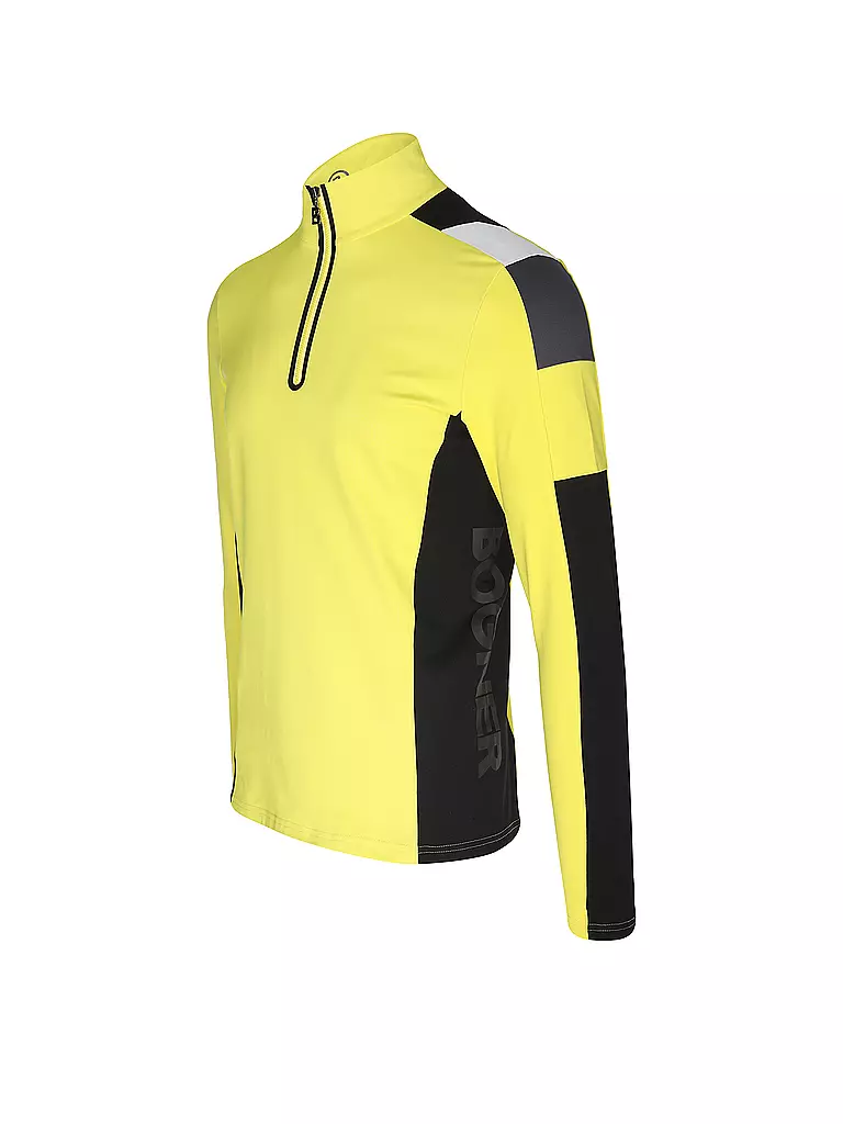BOGNER | Camiseta interior con cremallera para hombre Mica2 | Amarillo