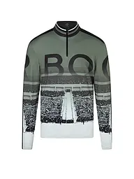 BOGNER | Camiseta interior con cremallera Vert2 para hombre | Oliva