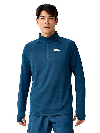 BROOKS | Camiseta de running térmica reflectante de 1/4 de cremallera para hombre