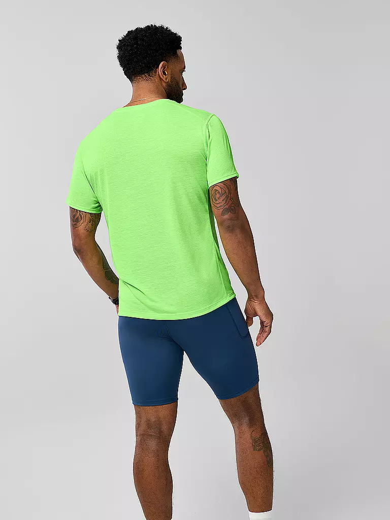 BROOKS | Camiseta de fitness Distance para hombre | Amarillo
