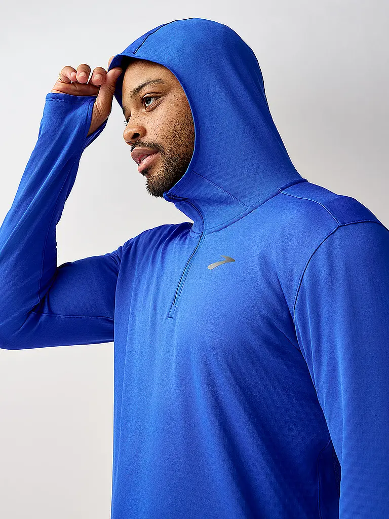 BROOKS | Camiseta de running con capucha Notch Thermal 3.0 para hombre |