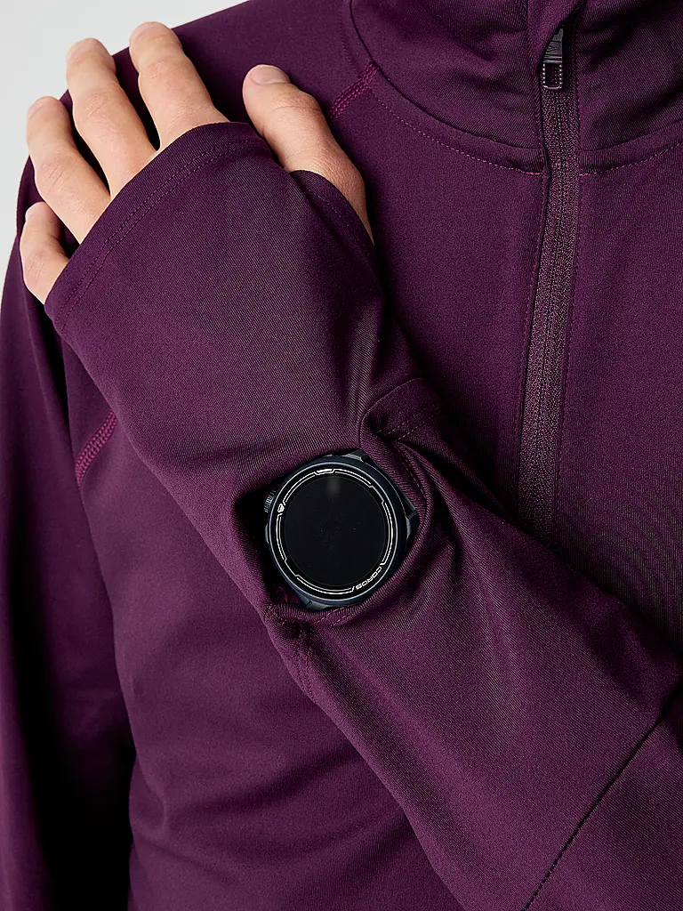 BROOKS | Camiseta de running con cremallera Dash 3.0 para hombre | Rojo oscuro