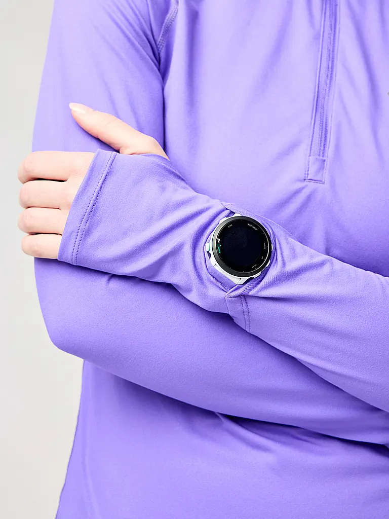 BROOKS | Camiseta de running con cremallera para mujer Dash 3.0 | Lila