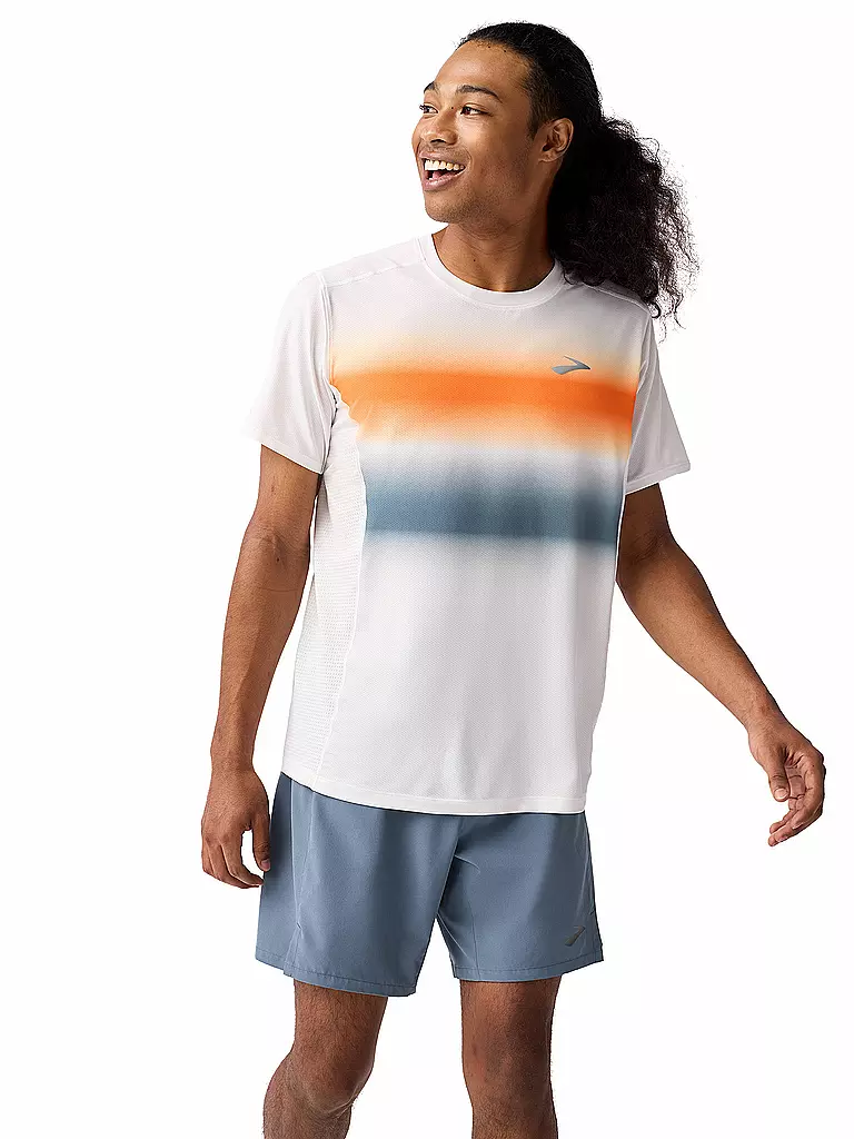 BROOKS | Camiseta de running para hombre Atmosphere 3.0 | Blanco