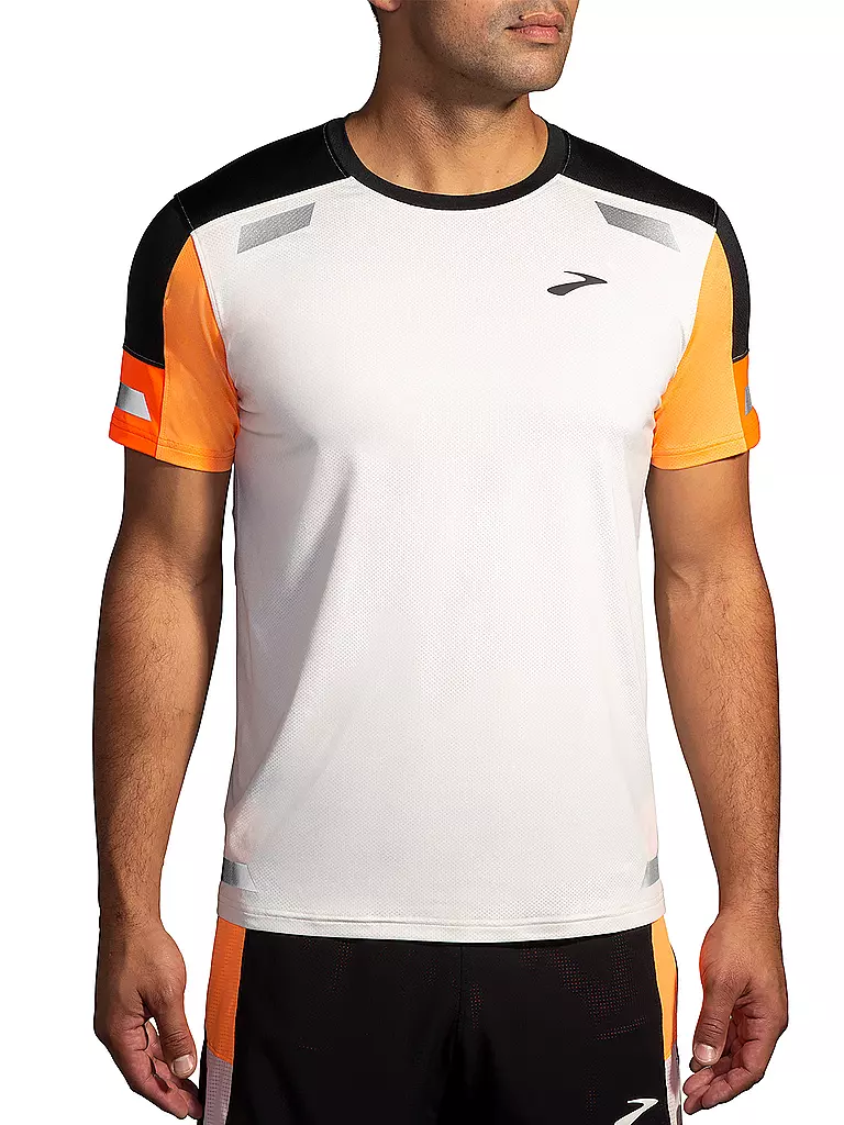 BROOKS | Camiseta de running para hombre Run Visible 2.0 | Blanco