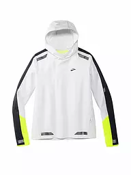 BROOKS | Damen Laufhoodie Run Visible Thermal | Blanco