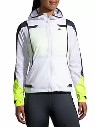 BROOKS | Damen Laufjacke Run Visible Convertible Jacket | Blanco
