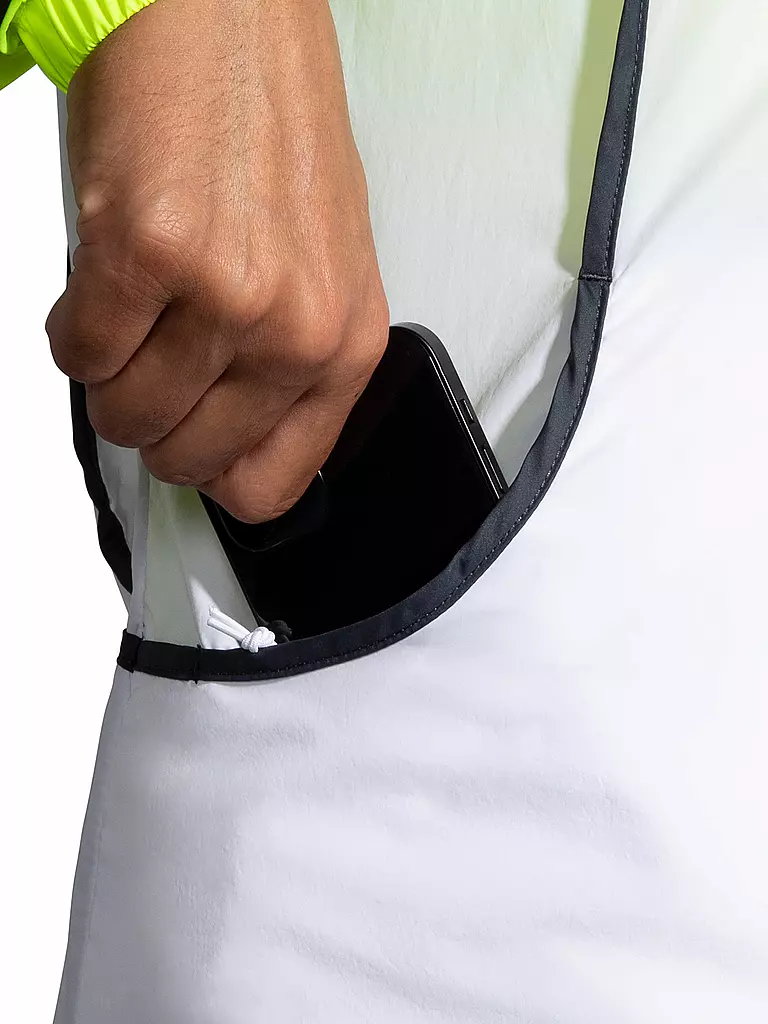 BROOKS | Damen Laufjacke Run Visible Convertible Jacket | Blanco