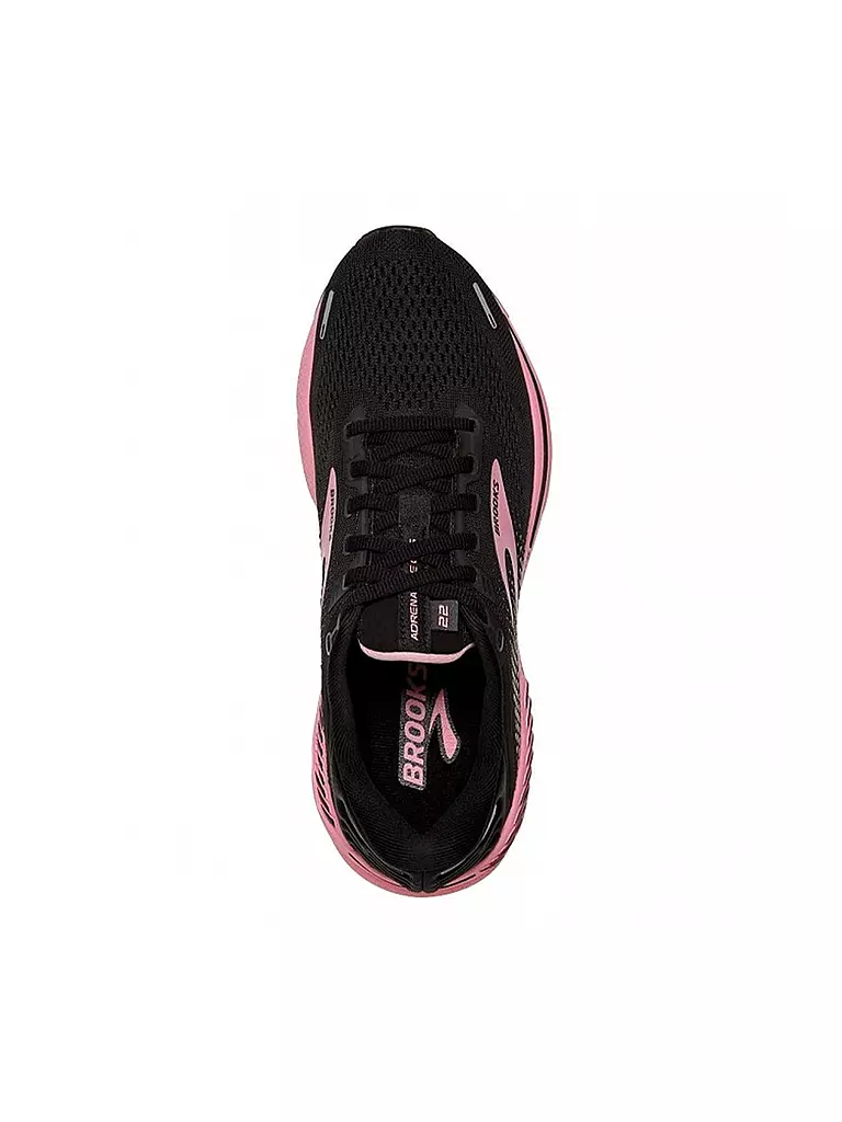 BROOKS | Damen Laufschuhe Adrenaline GTS 22 WS BLACK DIANTHUS SILVER | Negro