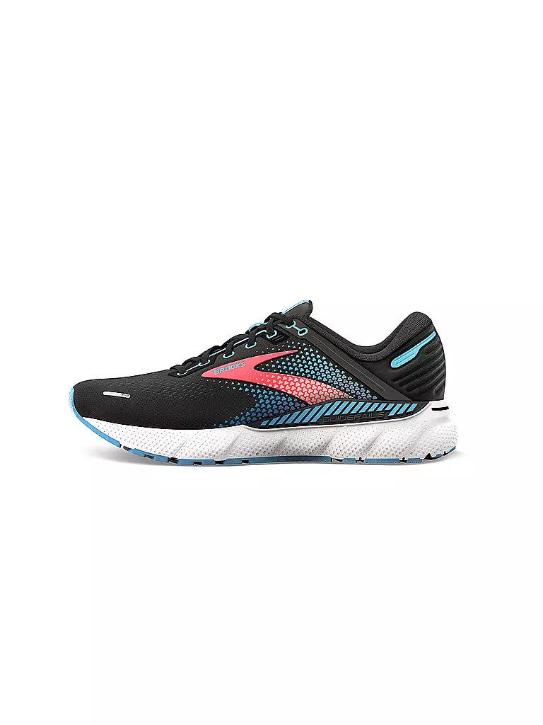 BROOKS | Damen Laufschuhe Adrenaline GTS 22 WS BLACK/LAKE BLUE/CORAL | Negro