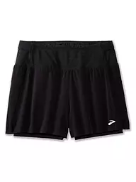 BROOKS | Damen Laufshort Hight Point 2in1 2.0 | Negro