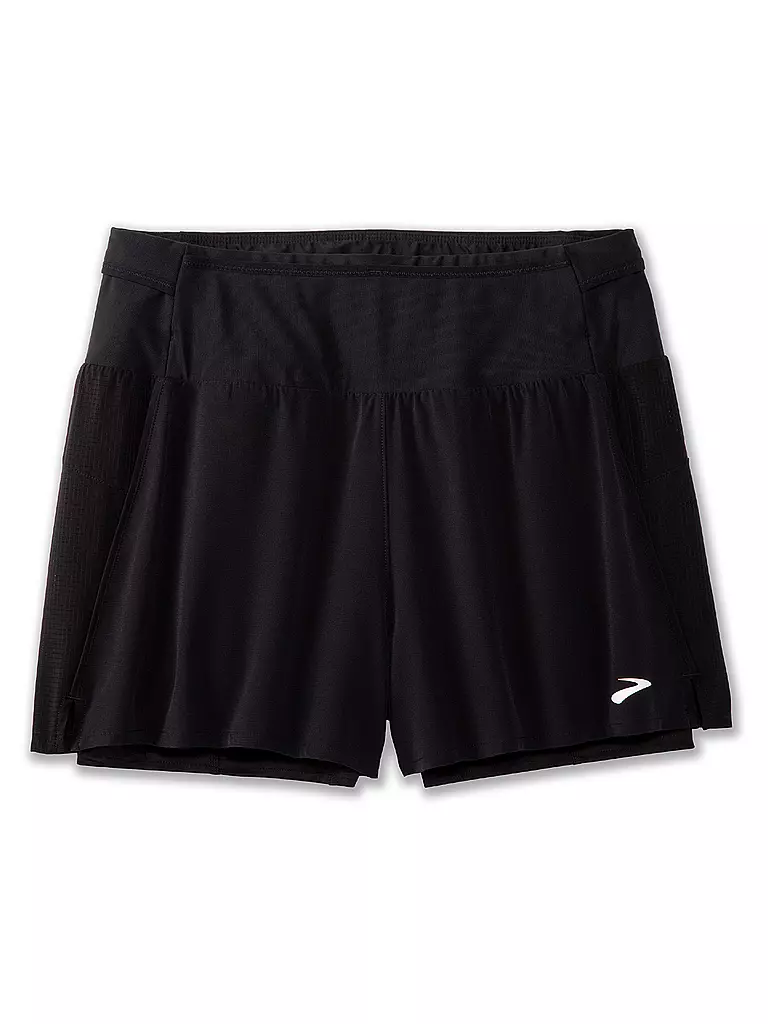 BROOKS | Damen Laufshort Hight Point 2in1 2.0 | Negro
