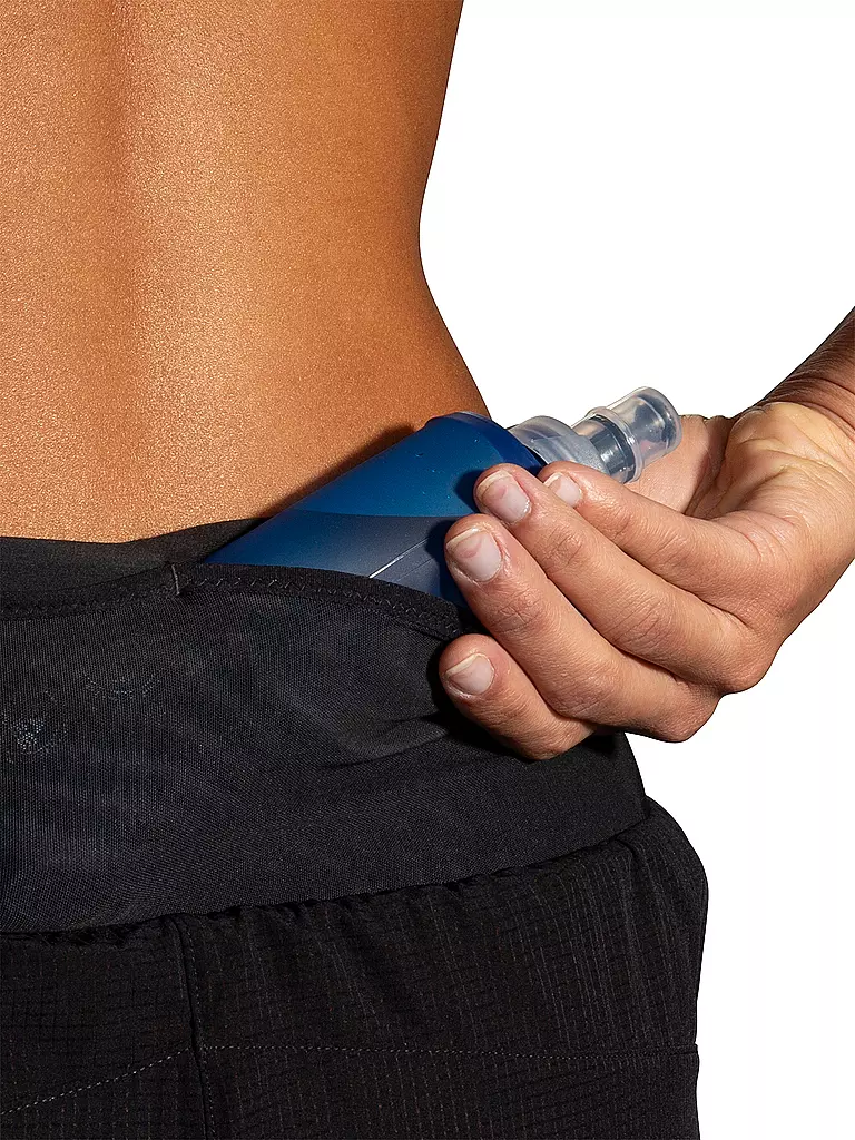 BROOKS | Damen Laufshort Hight Point 2in1 2.0 | Negro