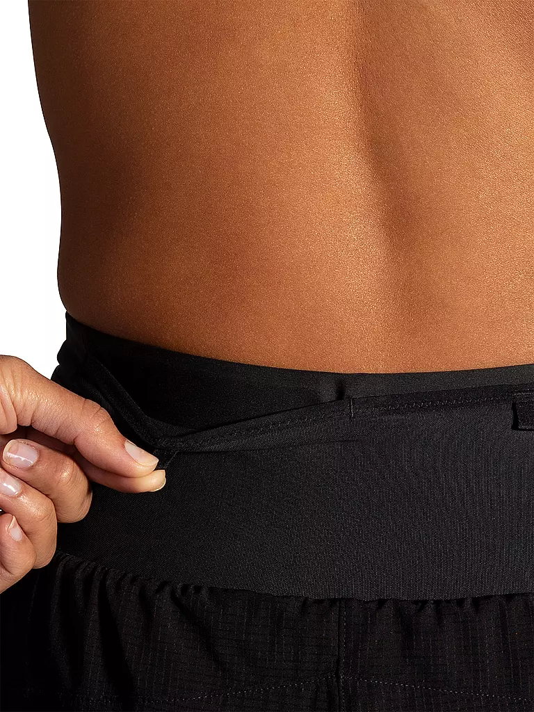 BROOKS | Damen Laufshort Hight Point 2in1 2.0 | Negro