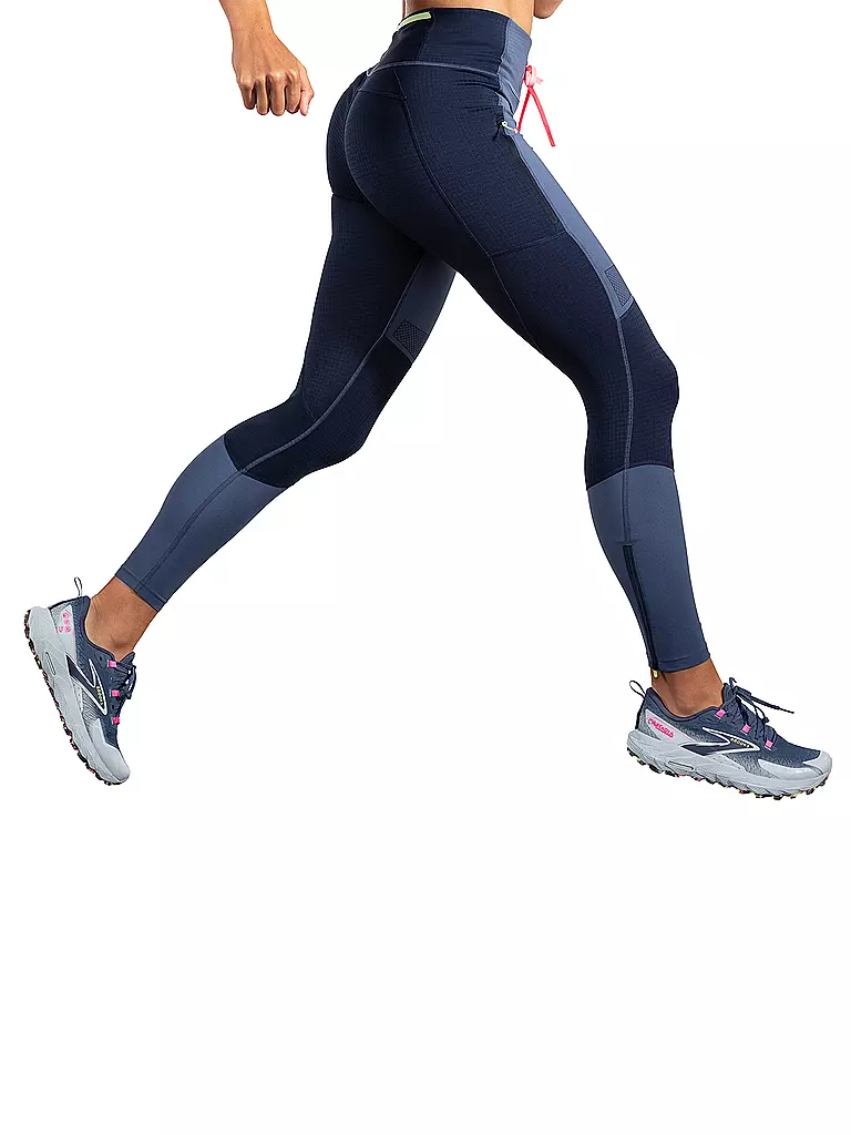 BROOKS | Damen Lauftight High Point | Azul oscuro