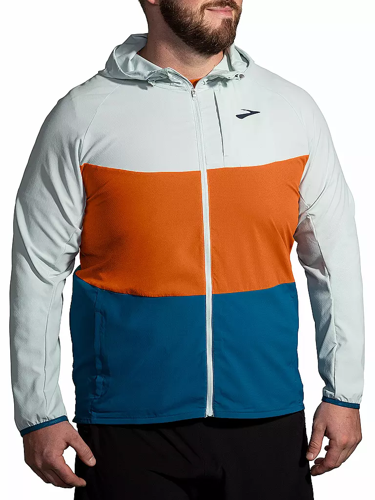 BROOKS | Herren Laufjacke Canopy | Naranja