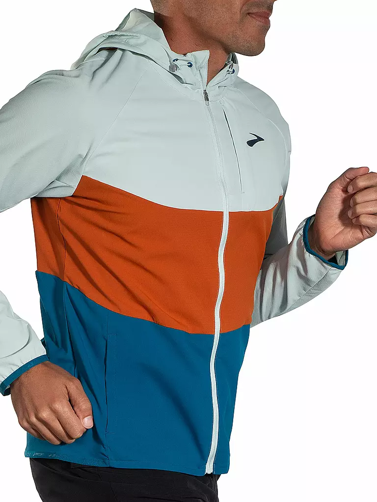 BROOKS | Herren Laufjacke Canopy | Naranja