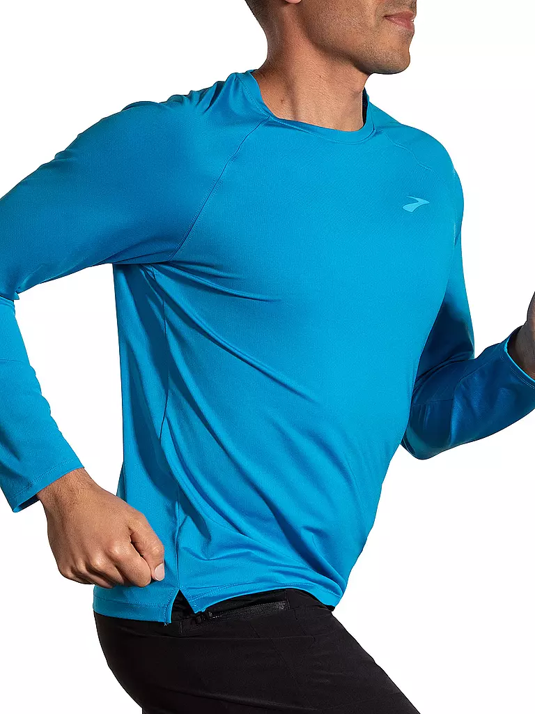 BROOKS | Herren Laufshirt Atmosphere 2.0 LS | Azul