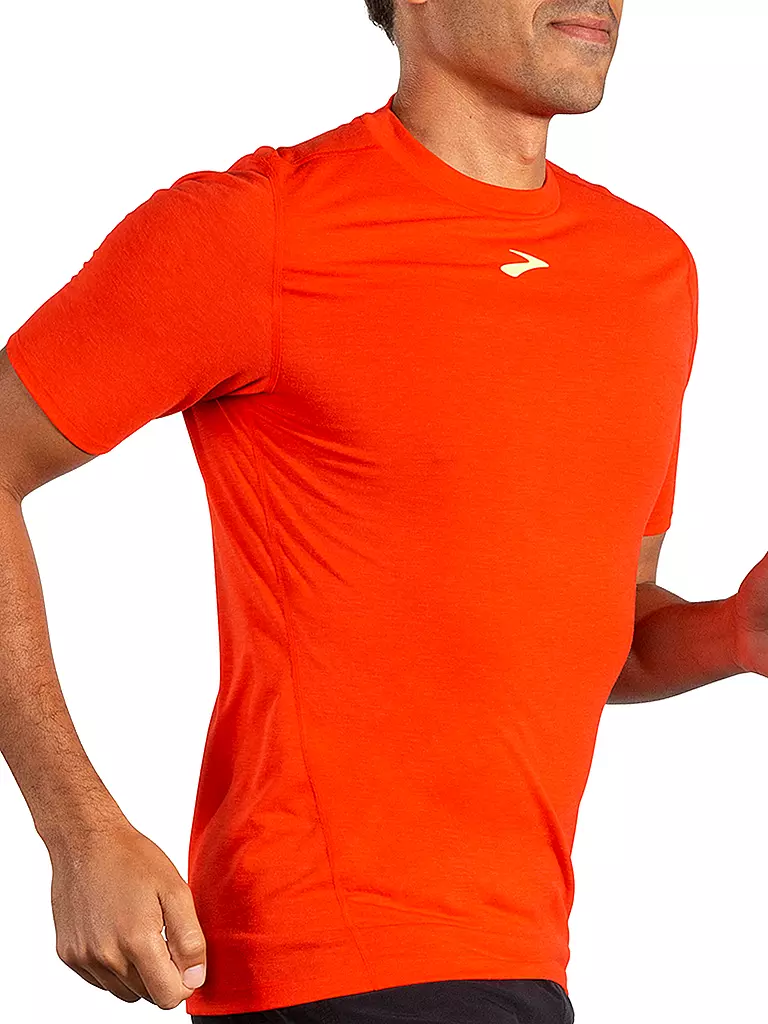 BROOKS | Herren Laufshirt High Point SS | Gris