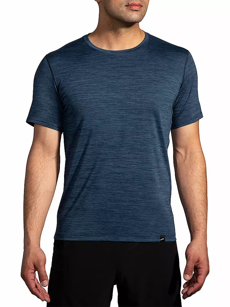 BROOKS | Herren Laufshirt Luxe | Azul oscuro
