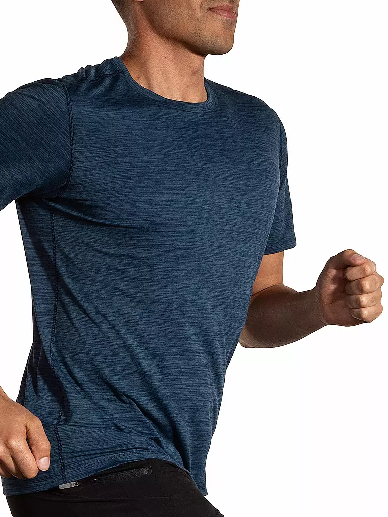 BROOKS | Herren Laufshirt Luxe | Azul oscuro
