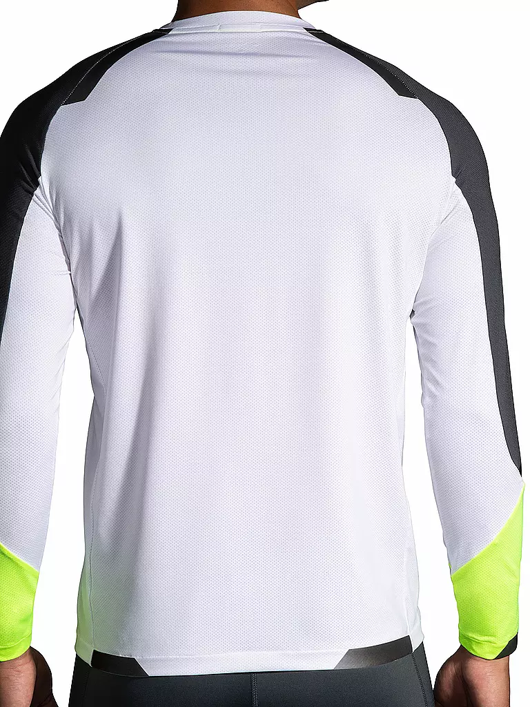 BROOKS | Herren Laufshirt Visible | Blanco
