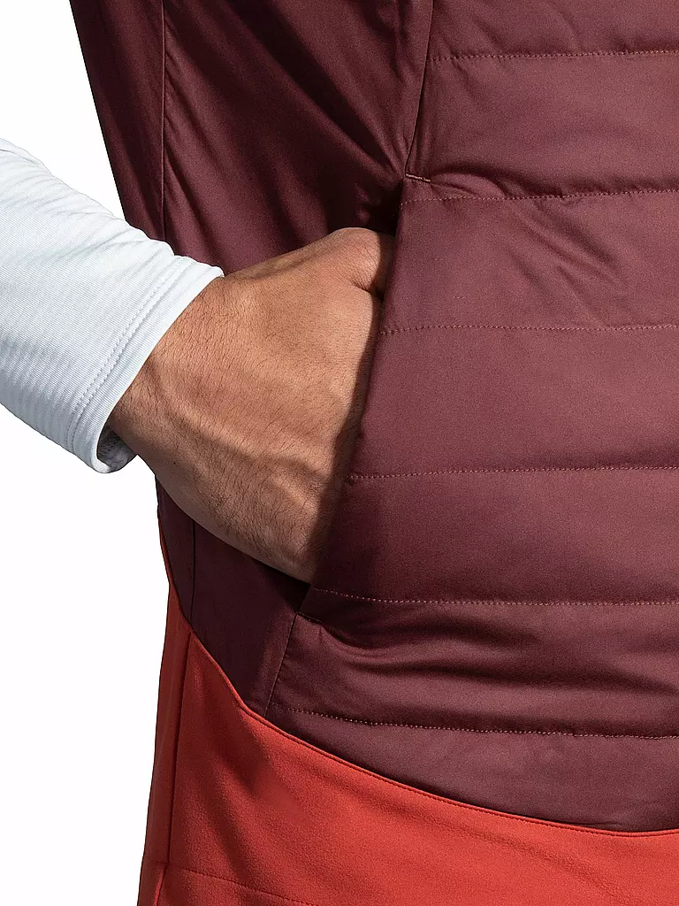 BROOKS | Herren Laufweste Shield Hybrid Vest 2.0 | Rojo