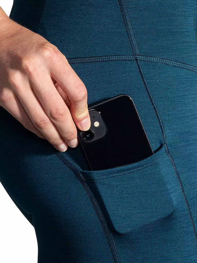 BROOKS | Mallas de running Spark para mujer | Azul oscuro