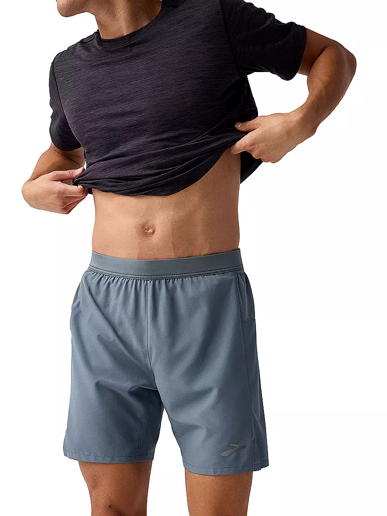 BROOKS | Pantalón corto de running para hombre Journey 7" | Gris