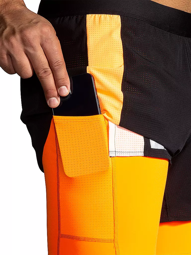 BROOKS | Pantalón corto de running para hombre Run Visible 5" 2in1 2.0 |