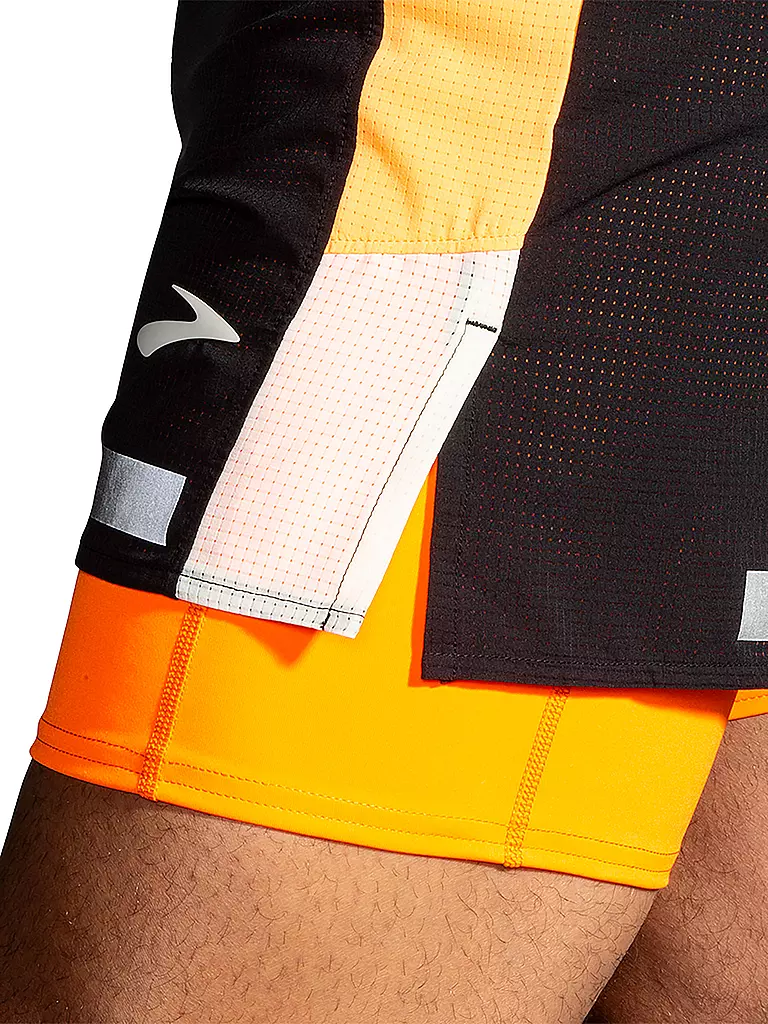 BROOKS | Pantalón corto de running para hombre Run Visible 5" 2in1 2.0 |