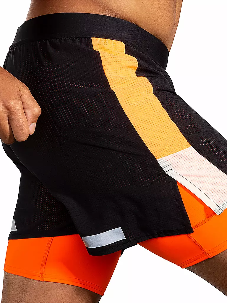 BROOKS | Pantalón corto de running para hombre Run Visible 5" 2in1 2.0 |