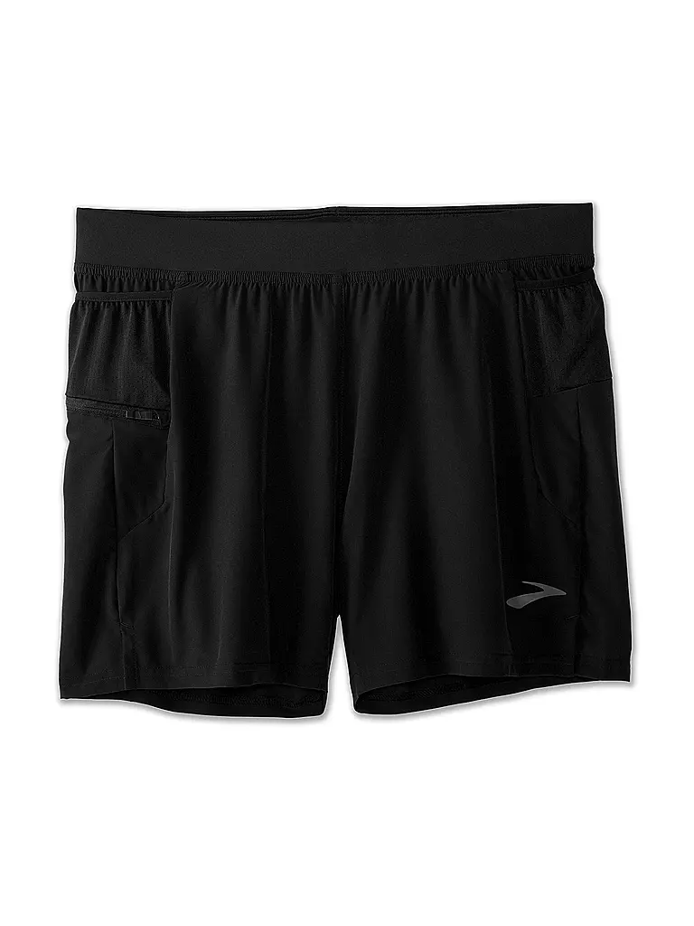BROOKS | Pantalón corto de running para hombre Trail Sherpa 5 2in1 | Negro
