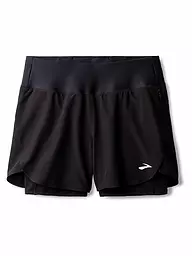 BROOKS | Pantalón corto de running para mujer Chaser 5 2in1 2.0 | Negro