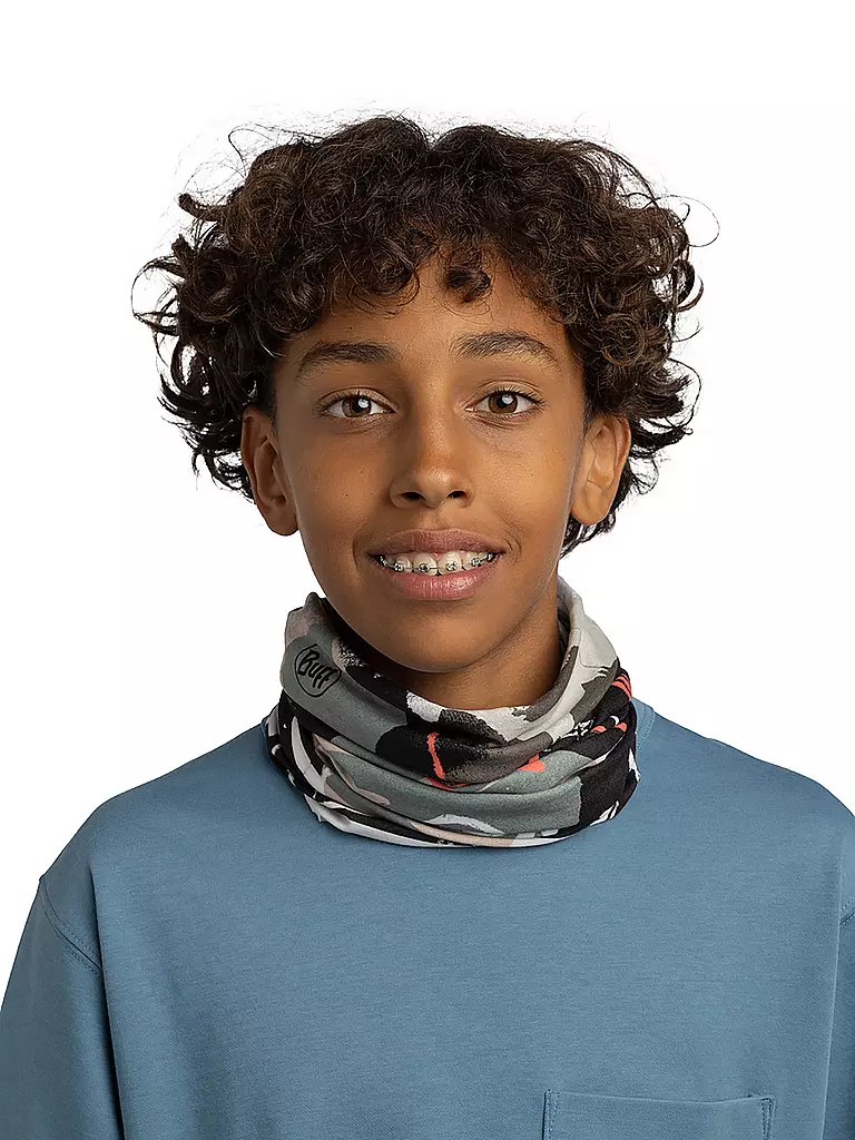 BUFF | Braga de cuello multifuncional Coolnet UV+ para niños | Gris