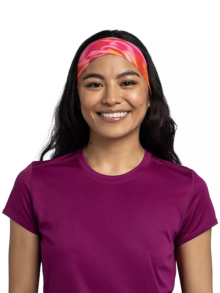 BUFF | Cinta para la cabeza CoolNet UV® Slim | Fucsia