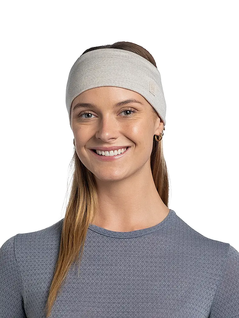 BUFF | Cinta para la cabeza Merino Wide | Beige