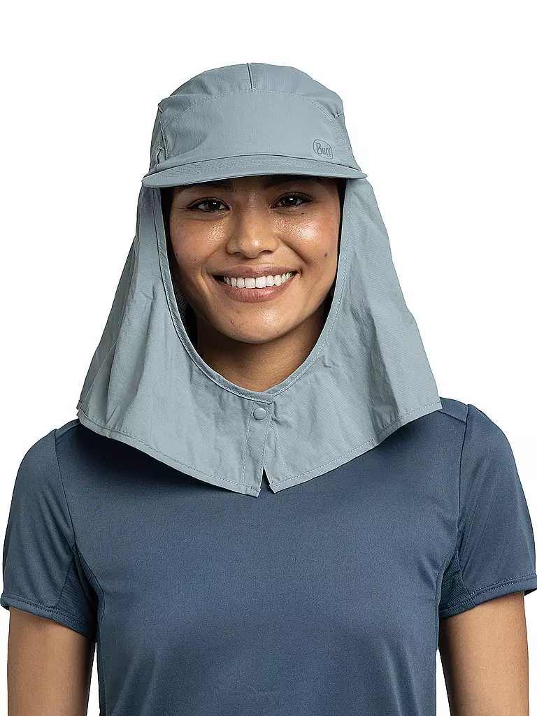 BUFF | Gorra Desert con protección para el cuello | Petróleo