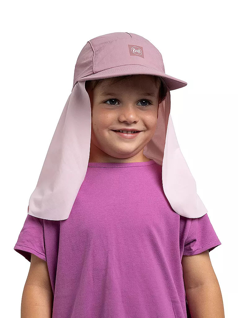 BUFF | Gorra Desert para niños con protección para el cuello | Rosa
