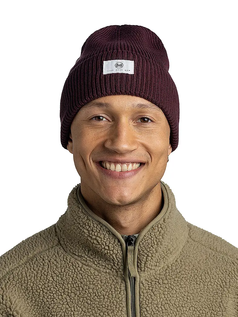 BUFF | Gorro de mujer Drisk Knitted | Rojo oscuro