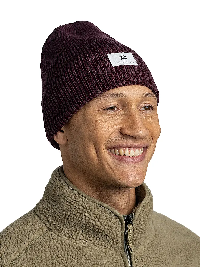 BUFF | Gorro de mujer Drisk Knitted | Rojo oscuro