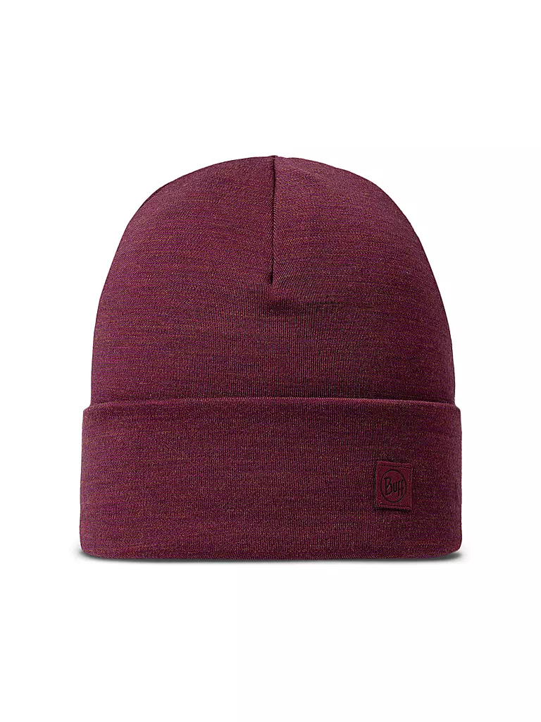 BUFF | Gorro Heavyweight Merino Wool | Rojo oscuro